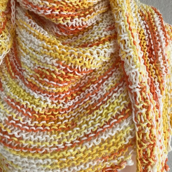 NEW Handmade 100% Cotton Shawl - Picture 7 of 12